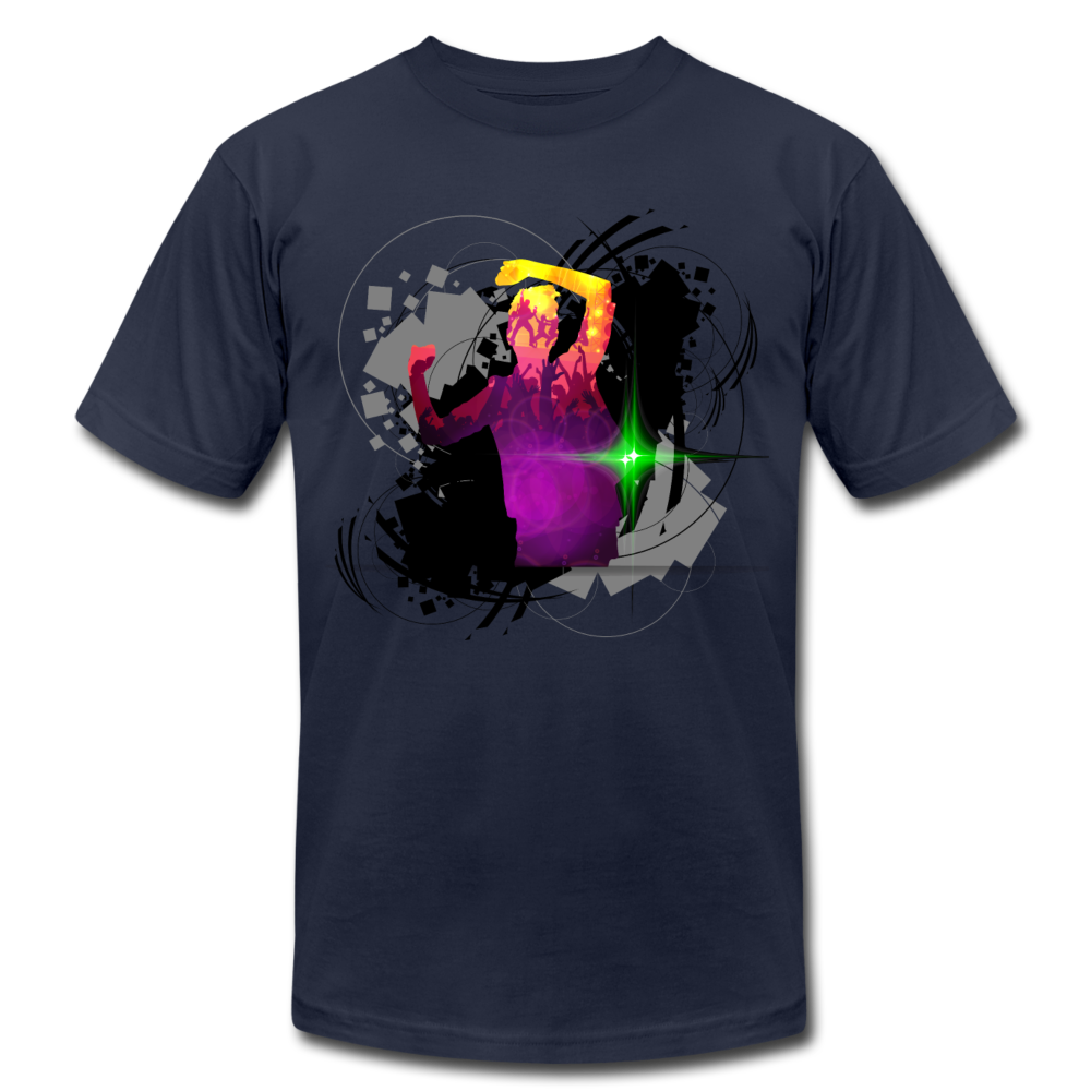 Colorful Abstract Dancer T-Shirt - navy